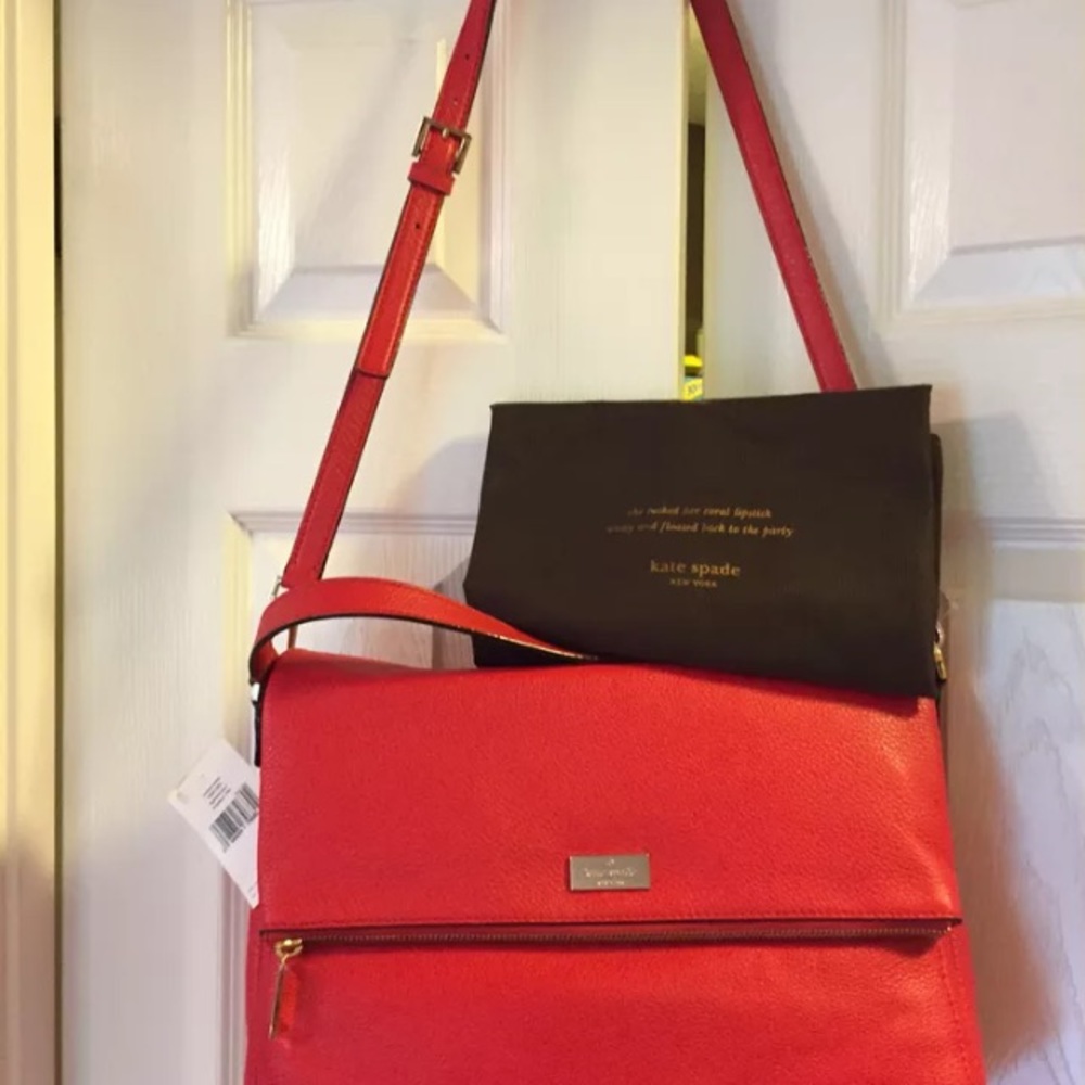 NWT Kate Spade NY Medium Maria WKRU2921 Deep Blaze